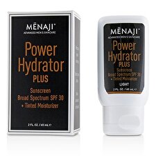 Menaji Power Hydrator Plus Sunscreen Broad Spectrum SPF 30 + Tinted Moisturizer (Light) 60ml/2oz