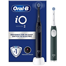 Oral B Electric Toothbrush Io2 Series Duo Pack Night Black/forest Green 2 Pcs