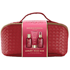 Baylis & Harding Midnight Cherry Set With Cosmetic Bag - Dárková Sada V Kosmetické Tašce