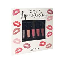Gosh Set Favorite Lip Collection Liquid Lipstick 5 Pcs