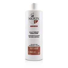 Nioxin Density System 4 Scalp Therapy Conditioner (Colored Hair, Progressed Thinning, Color Safe) 1000ml/33.8oz