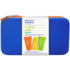 Baylis & Harding Man Wash Bag & Travel Essentials Set ( Citrus Lime & Mint )