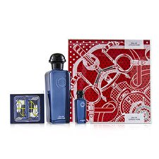 Hermes Eau De Citron Noir Coffret: Eau De Cologne Spray 100ml/3.3oz + Perfumed Soap 50g/1.7oz + Eau De Cologne 7.5ml/0.25oz 3pcs