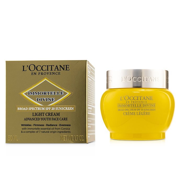 L'Occitane Immortelle Divine Light Cream SPF 20 50ml/1.7oz