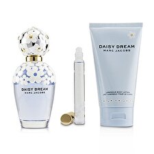 Marc Jacobs Daisy Dream Coffret: Eau De Toilette Spray 100ml/3.4oz + Luminous Body Lotion 150ml/5oz + Eau De Toilette Rollerball 10ml/0.33oz 3pcs
