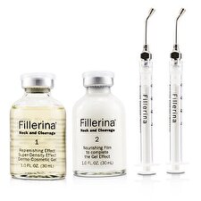 Fillerina Neck & Cleavage (Replenishing Gel For The Wrinkles & The Saggings of Neck & Clevage) - Grade 4 2x30ml+2pcs