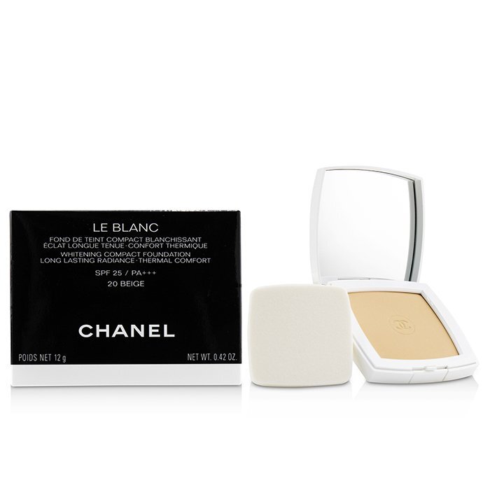 Chanel Le Blanc Whitening Compact Foundation SPF 25 - # 20 Begie Chanel Le Blanc Whitening Compact Foundation SPF 25 - # 20 Begie