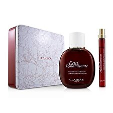 Clarins Eau Dynamisante Coffret: Fragrance Spray 100ml/3.3oz + Refillable Spray 10ml/0.3oz + Metal Box 2pcs+1box