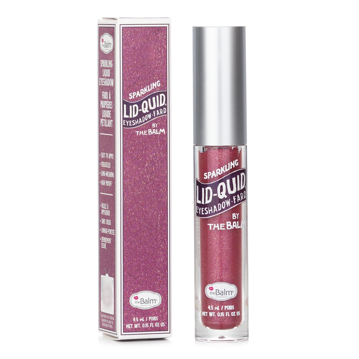 theBalm Sparkling Lid-Quid Eyeshadow - 6 Colors - Strawberry Daiquiri - 4.5ml