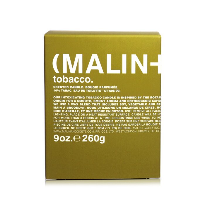 MALIN+GOETZ Scented Candle - Tobacco 260g