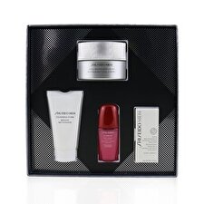 Shiseido Men Total Revitalizer Cream Set: Total Revitalizer Cream 50ml + Cleansing Foam 30ml + Ultimune Concentrate 10ml + Revitalizer Eye 3ml 4pcs