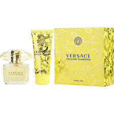 Versace Yellow Diamond Gift Set - Eau De Toilette Spray + 3.4 oz Body lotion