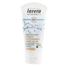 Lavera Basis Sensitiv Tinted Moisturising Cream SPF 10 - # Fair Skin 50ml/1.8oz