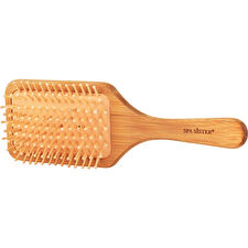 Spa Accessories Wood Bristle Hair Brush - Bamboo Paddle