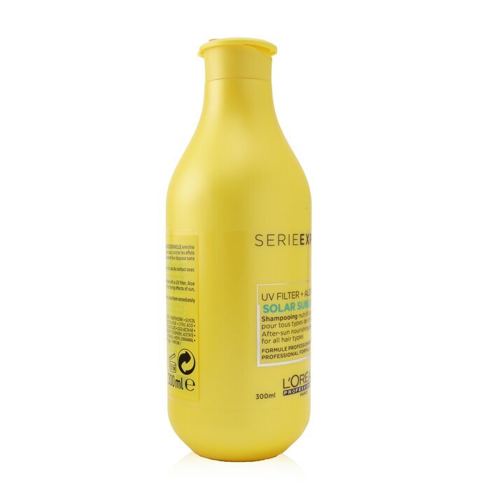 L'Oreal Professionnel Serie Expert - Solar Sublime UV Filter + Aloe Vera  After-Sun Nourishing Shampoo (For All Hair Types) 300ml | Cosmetics Now  Singapore