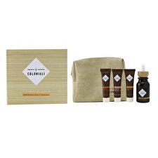 I Coloniali The Potion of Rebirth Set With Pouch: 1x Age Recover - Replumping Serum - 30ml/1oz + 1x Age Recover - Replumping Rich Mask - 10ml/0.3oz + 1x Hydra Brightening Pure Radiance Rich Cleansing Milk - 10ml/0.3oz + 1x Regenerating & Velveting - Deep Massage Body Cream - 10ml/0.3oz + 1x bag 4pcs+1bag