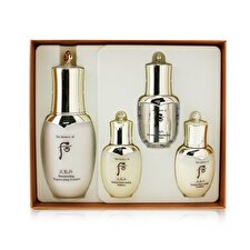 Whoo (The History Of Whoo) Cheongidan Iilluminating Regenerating Essence Special Set: Essence 50ml + Balancer 25ml + Emulsion 25ml + Eye Serum 8ml 4pcs