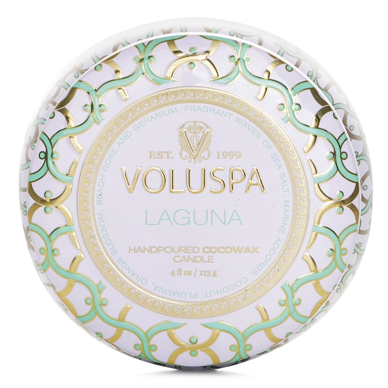 Voluspa Mini Tin Candle - Laguna 113g/4oz | Cosmetics Now US