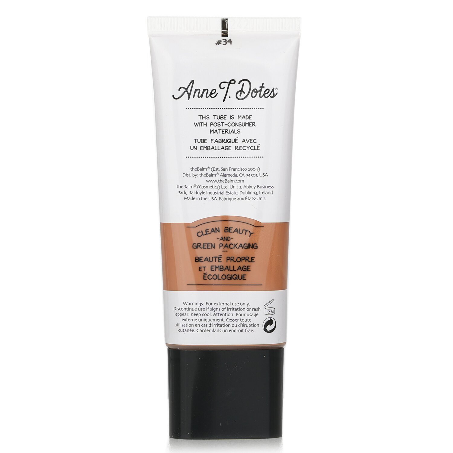 theBalm Anne T. Dotes : Tinted Moisturizer - 34# Tan - 30ml