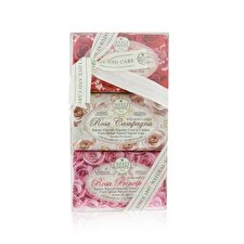 Nesti Dante Rosa Soap Set (Le Rose Collection) #Rosa Sensuale, #Rosa Champagna, #Rosa Principessa 3x 150g/5.3oz