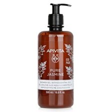 Apivita Pure Jasmine Shower Gel with Essential Oils - Ecopack 500ml/16.9oz