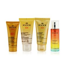 Nuxe Sun My Summer Ritual Coffret: Melting Cream High Protection For Face SPF 50 30ml/1oz + After-Sun Hair & Body Shampoo 50ml/1.6oz + Refreshing After-Sun Lotion For Face & Body 50ml/1.6oz + Delicious Fragrant Water Spray 30ml/1oz 4pcs