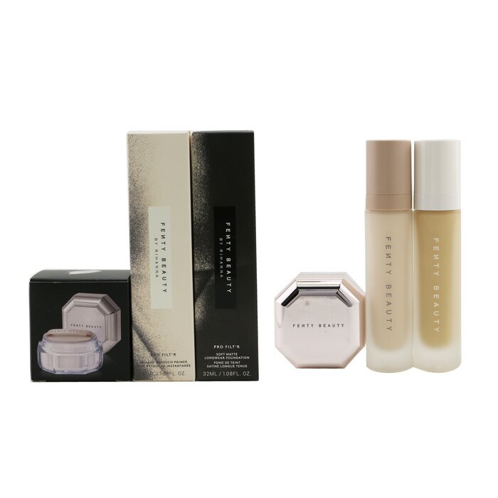 Fenty Beauty By Rihanna Pro Filt R Hydrating Complexion Kit Foundation 32ml Primer 32ml Instant Retouch Setting Powder 7 8g 210 Box Slightly Damaged 3pcs Cosmetics Now Israel