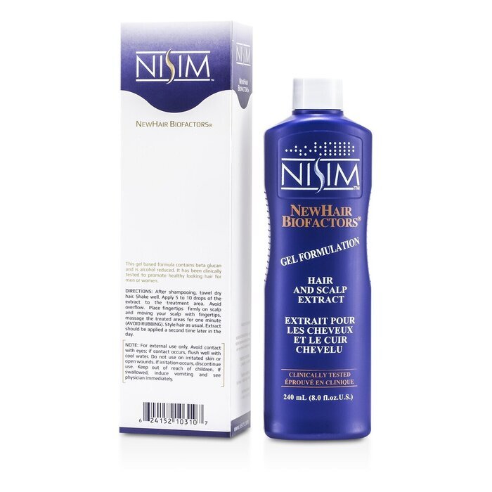 Buy NISI NewHair BioFactors Hair and Scalp Gel Extract with AnaGain For Noral To Dry Hair