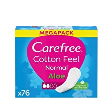 Carefree Aloe Vera Liners With Extract Of Aloe Vera 76.0ks