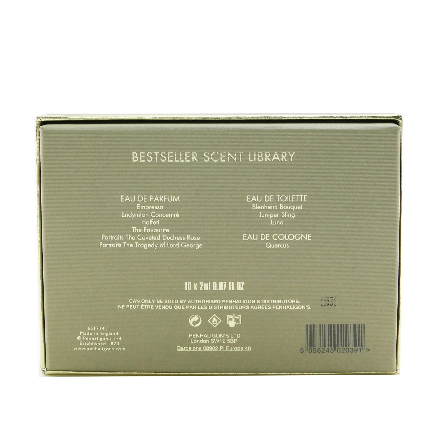 Penhaligon's Scent Library Discovery Set 10x2ml/0.6z Cosmetics Now