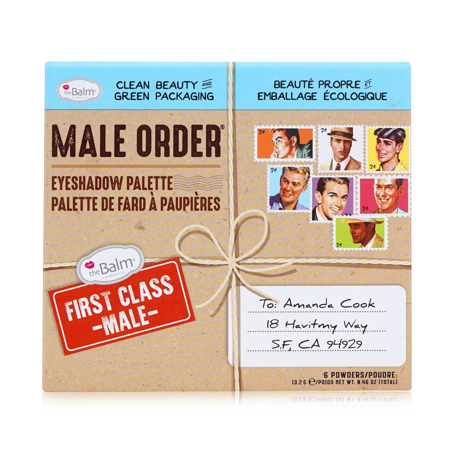 theBalm Male Order : First Class Male Eyeshadow Palette - First Class Male - 13.2g