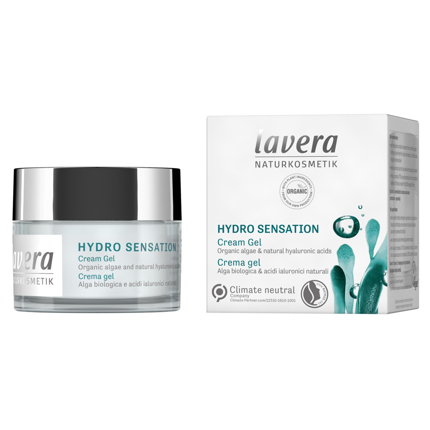 Lavera Hydro Sensation Cream Gel - With Organic Algae & Natural Hyaluronic  Acids 50ml/1.8oz | Cosmetics Now US