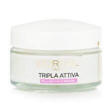L'Oreal 24H Triple Active Protective Moisturizer - For Dry & Sensitive Skin 50ml/1.7oz