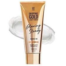 Dripping Gold Self-tanning Cream Light/medium Glowing Steady (gradual Tan) 200ml