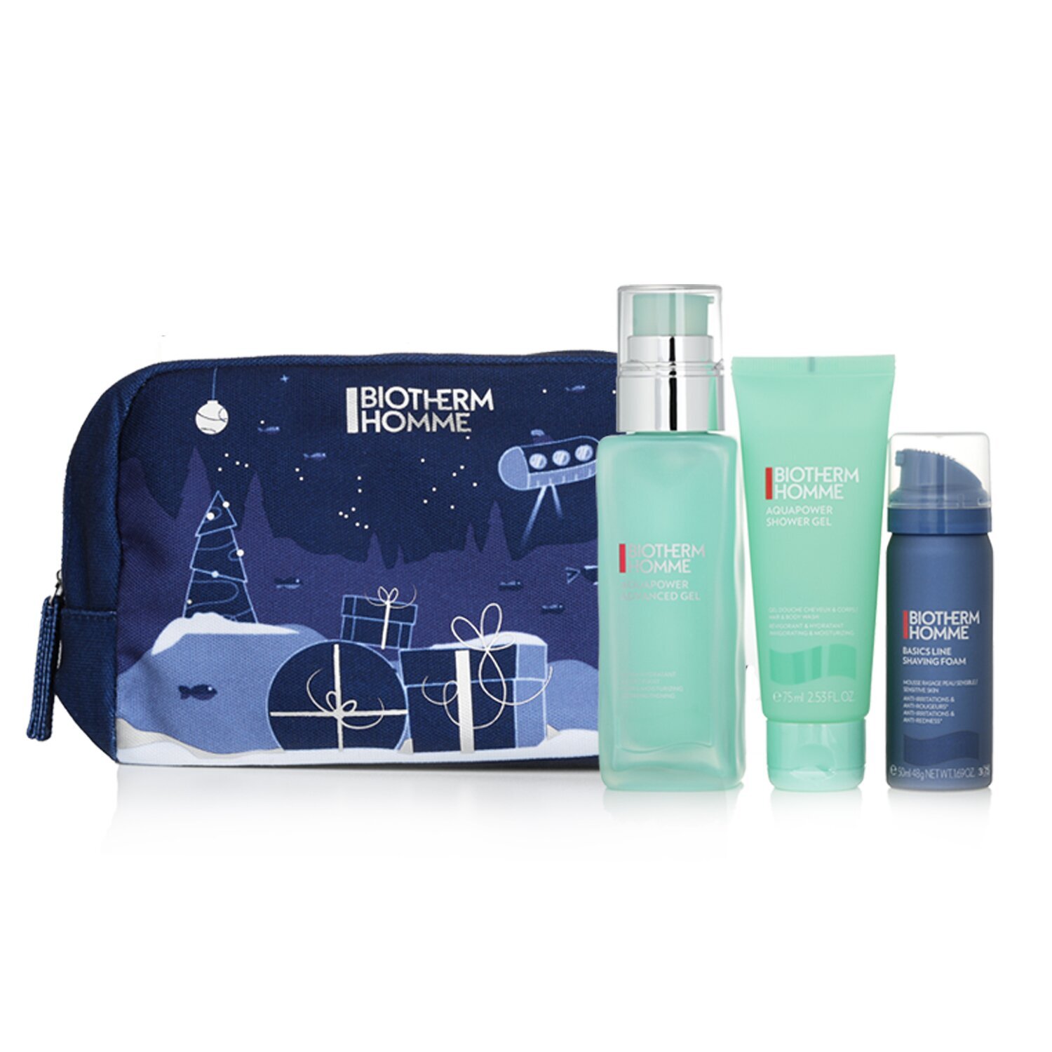 Biotherm Homme Aquapower Set 3pcs+1pouch | Cosmetics Now Hong Kong