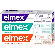 Elmex Mix Trio Toothpaste Set - Sada Zubních Past 75ml
