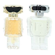 Paco Rabanne Set Paco Rabanne: Fame Eau De Parfum For Women 4ml *miniature & Phantom In Red Eau De Toilette For Men 4ml *miniature
