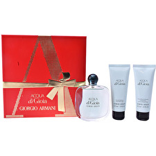 Giorgio Armani Set Giorgio Armani: Acqua Di Gioia Eau De Parfum For Women 100ml & Acqua Di Gioia Body Lotion Body 75ml & Acqua Di Gioia Shower Gel All Skin Types 75ml