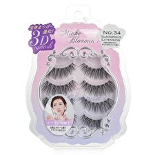 Miche Bloomin' 3D Eyelash - # 34 Glamorous Extension 4pairs