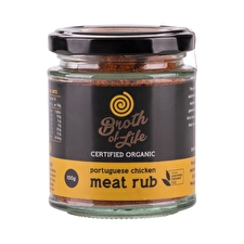 Broth Of Life Organic Meat Rub Portuguese Chicken 100g Sell Through