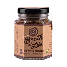 Broth Of Life Organic Dehydrated Lamb Broth Jar 45g Sell Through