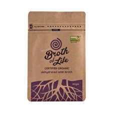 Broth Of Life Organic Dehydrated Lamb Broth Refill Satchel 90g Sell Through