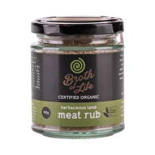 Broth Of Life Organic Meat Rub Herbaceous Lamb 100g