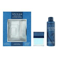Guess Set Guess: Seductive Homme Blue Eau De Toilette For Men 50ml & Seductive Homme Blue Deodorant Spray For Men 226ml