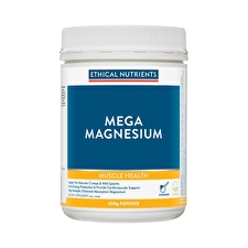 Ethical Nutrients Mega Magnesium Powder Citrus 450g