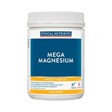 Ethical Nutrients Mega Magnesium Powder Raspberry 450g