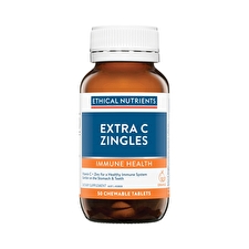 Ethical Nutrients Extra C Zingles Chewable Orange 50t