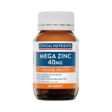 Ethical Nutrients Mega Zinc 40mg 120t