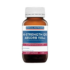 Ethical Nutrients Hi-strength Q10 Absorb 150mg 60c