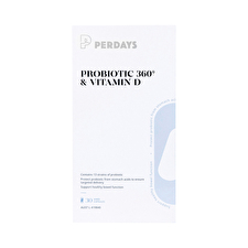 Perdays Probiotic 360 & Vitamin D 30c